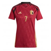 Belgien Kevin De Bruyne #7 Fußballbekleidung Heimtrikot Damen EM 2024 Kurzarm